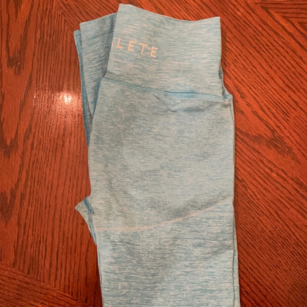 Alphalete revival leggings light blue